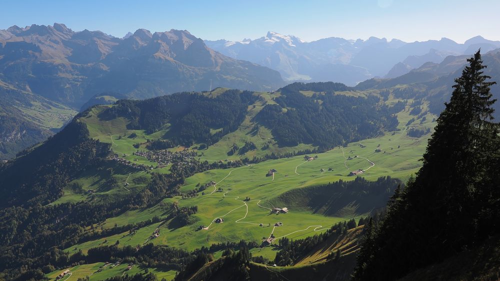 Ausblick vom Stanserhorn Richtung Titlis