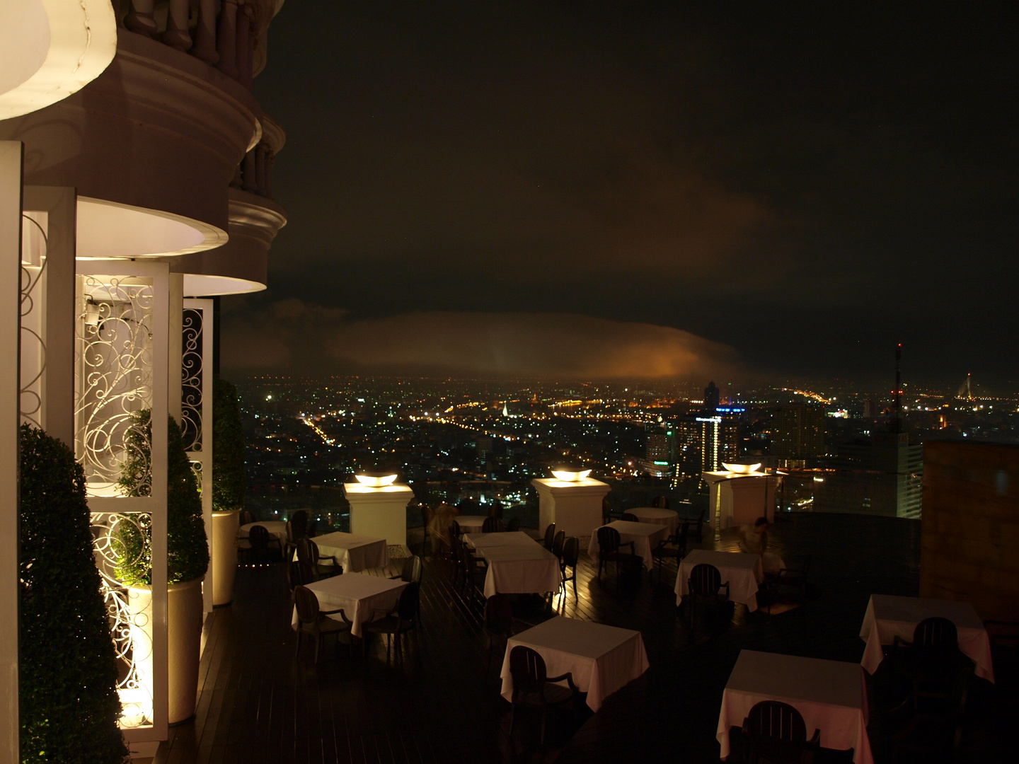 Ausblick vom Tower Club Lebua in Bangkok