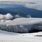 Ausblick vom Uhuru Peak (5895 m)…