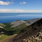 Ausblick vom Uran Dosh auf den Hövskgol-See