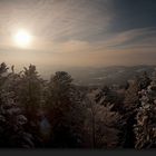 Ausblick vom  "Wald-Wipfel-Weg" im bayerischen Wald - St. Englmar