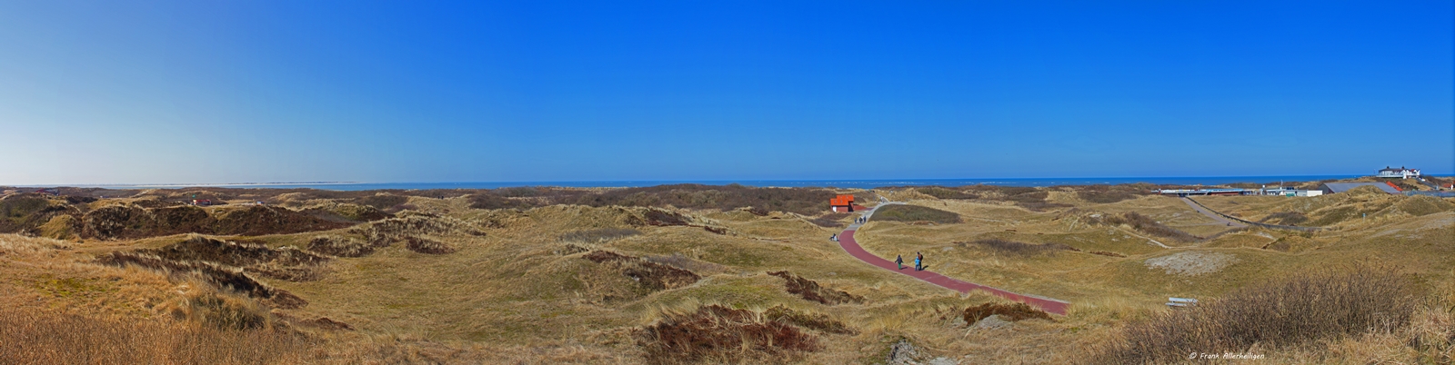 Ausblick vom Wasserturm auf Langeoog