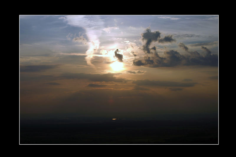 Ausblick von Auerbach (Bergstrasse/Hessen)