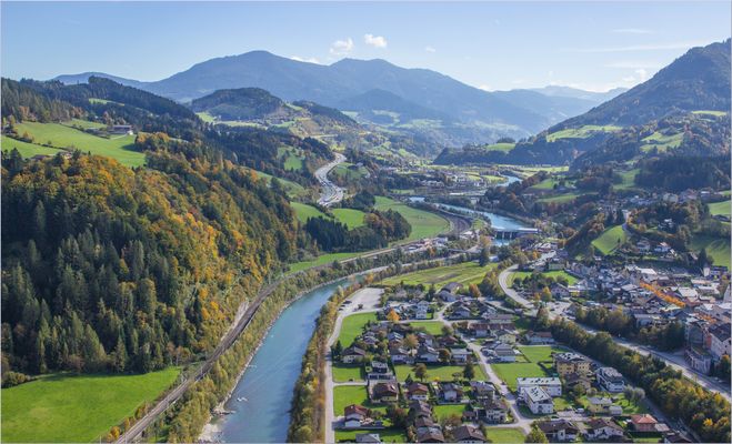 Ausblick von Burg Hohenwerfen