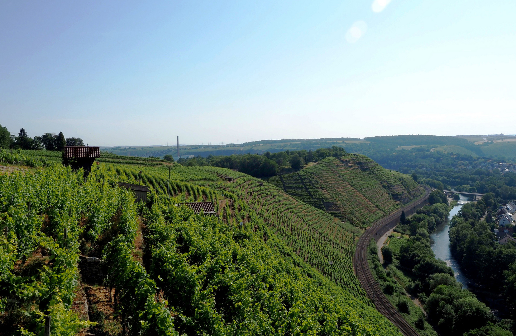 Ausblick von der Aussichtskanzel