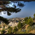 Ausblick von der Basilika zum Meer