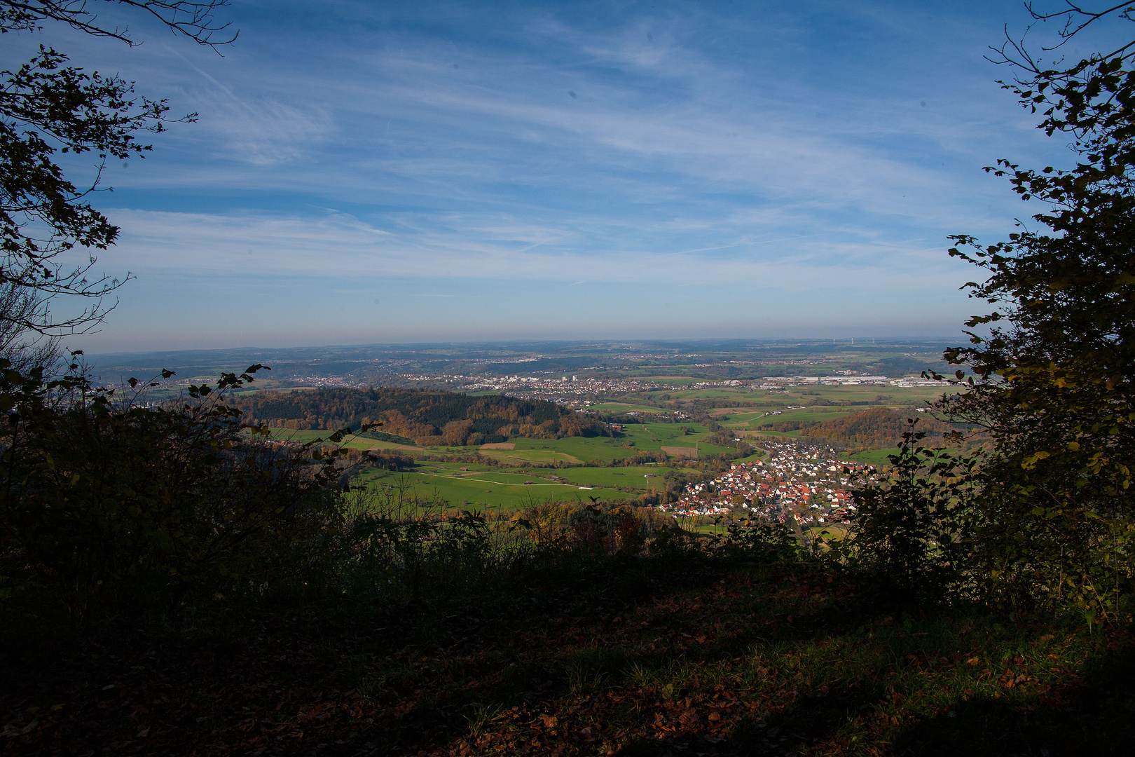 Ausblick von der Bernharduskapelle bei Degenfeld