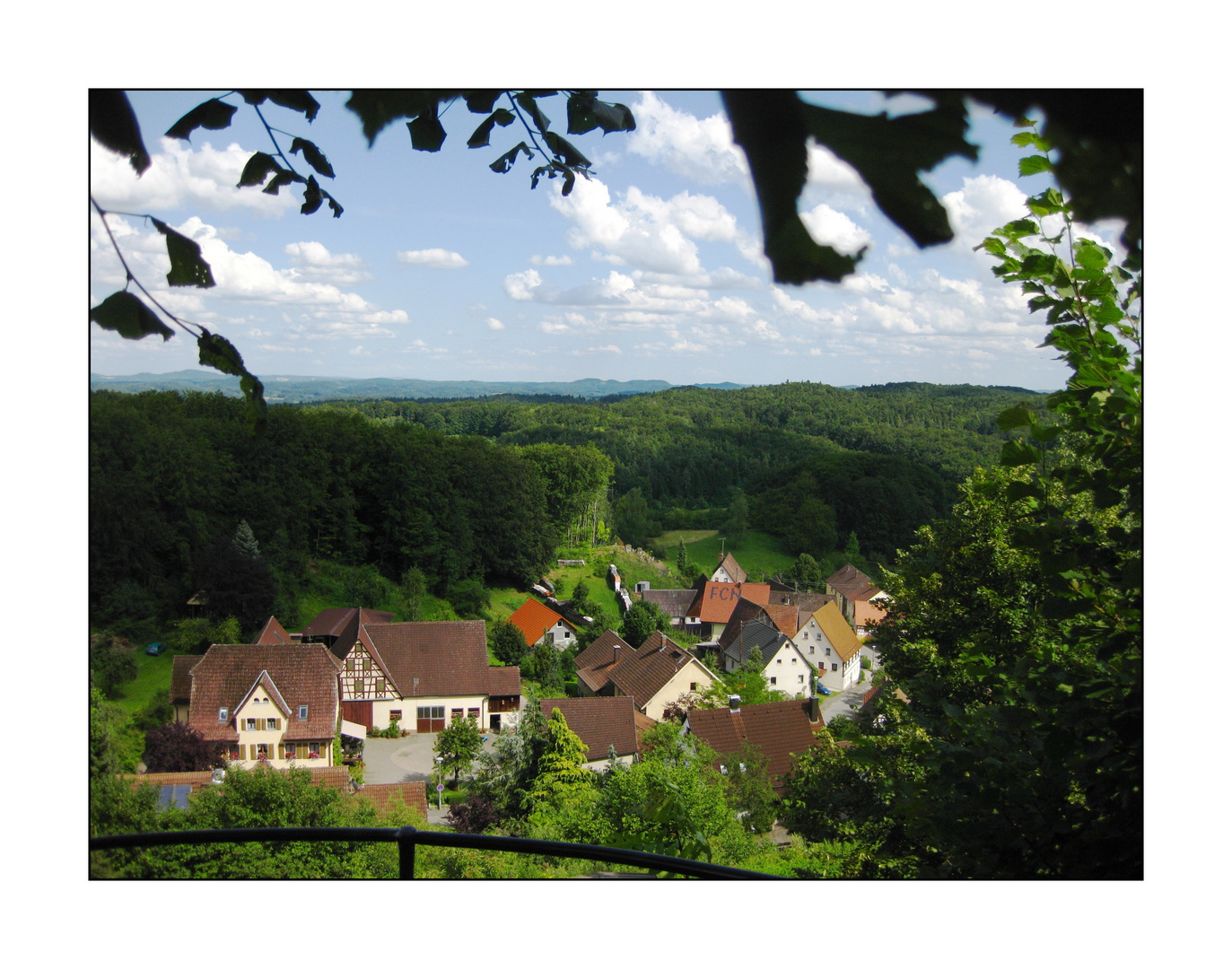 Ausblick von der Burg Hohenstein