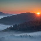 **Ausblick von der Burgruine Lindelbrunn**