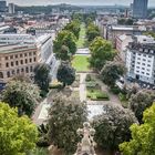 Ausblick von der Christuskirche in Mainz