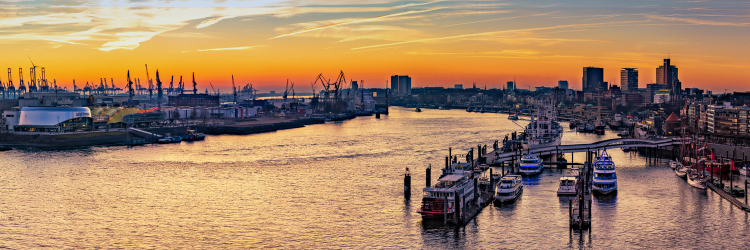 Ausblick von der Elbphilharmonie 