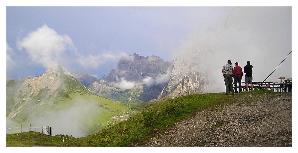 Ausblick von der Falkenhütte