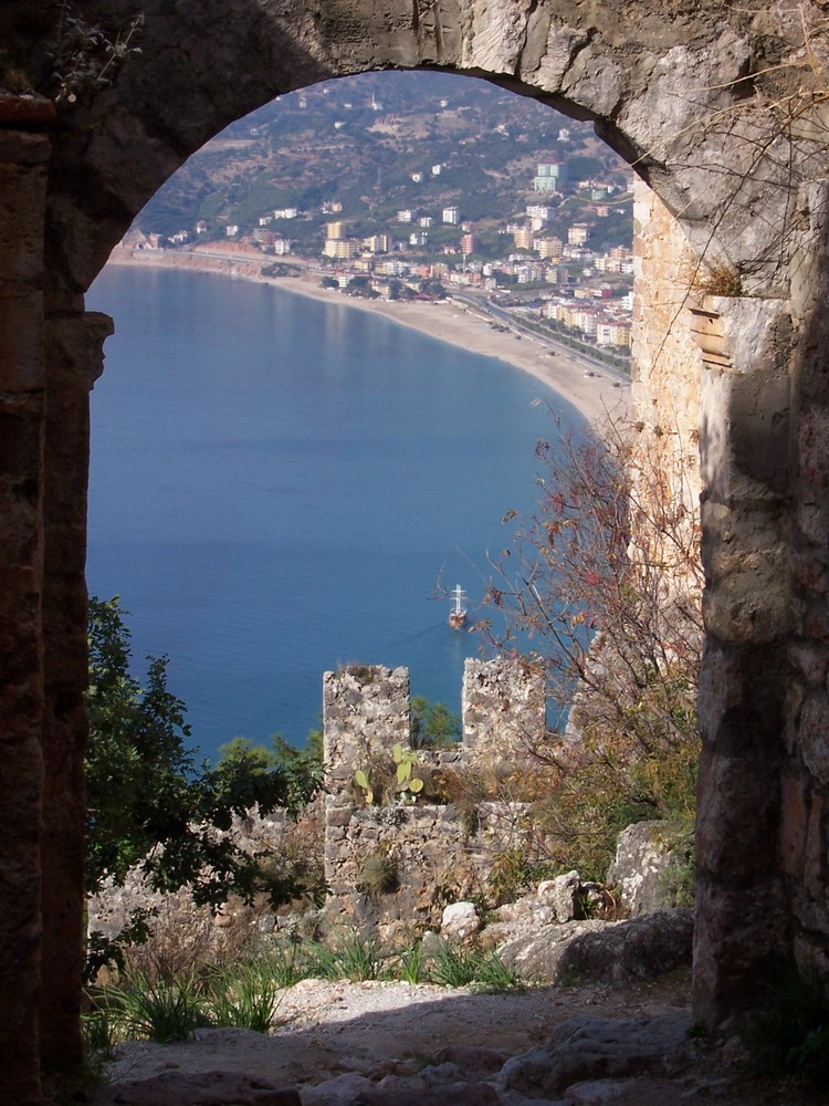 Ausblick von der Festung in Alanya