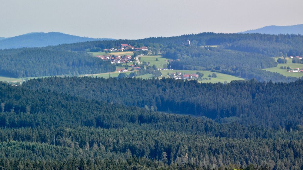 Ausblick von der "Märchenalm" bei Obersteinhaus