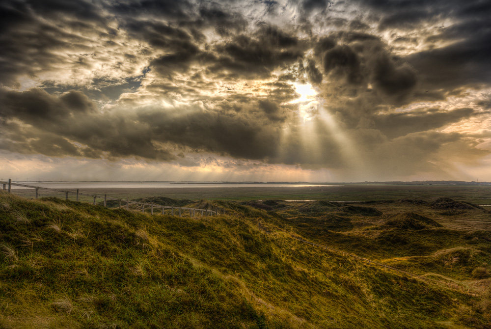 Ausblick von der Melkhörn Düne auf Langeoog