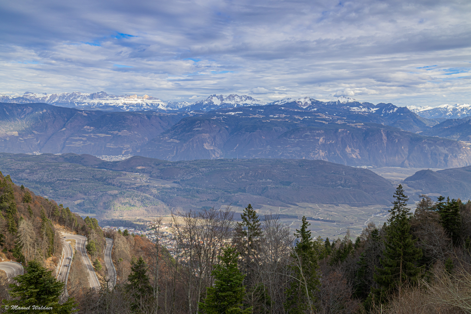 Ausblick von der Mendelbahn Bergstation