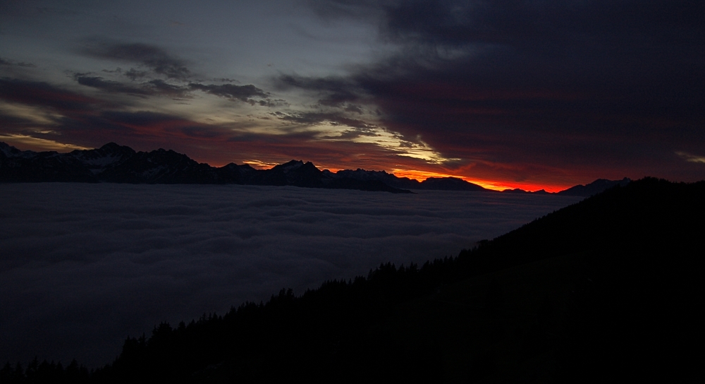 Ausblick von der Messstetter Hütte