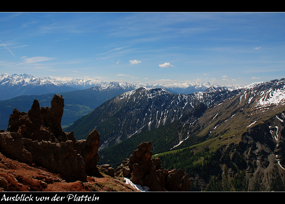 ~~ Ausblick von der Plattein ~~