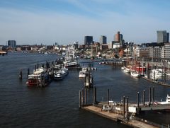 Ausblick von der Plaza der Elbphilharmonie