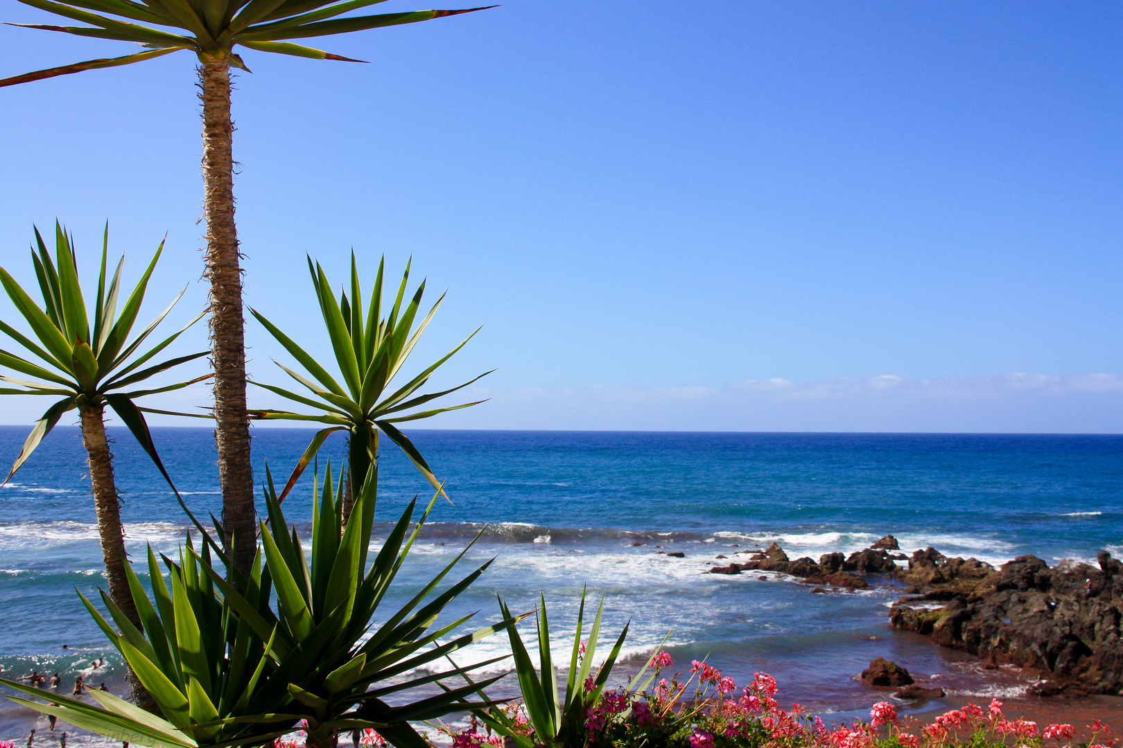 Ausblick von der Promenade - Puerto de la Cruz - Teneriffa