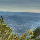 Ausblick von der Ruine Bischofsstein richtung Itingen