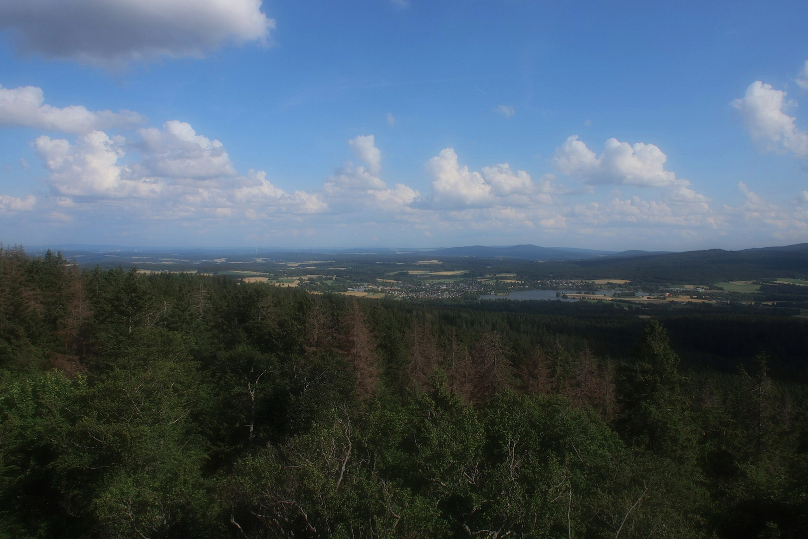 Ausblick von der Schüssel