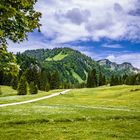 Ausblick von der Schwarzentenn Alm, Kreuth