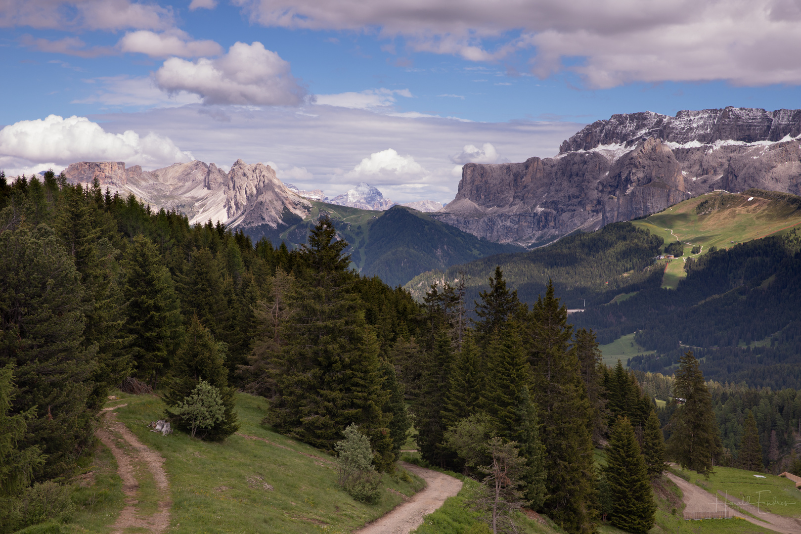 Ausblick von der Seiser Alm