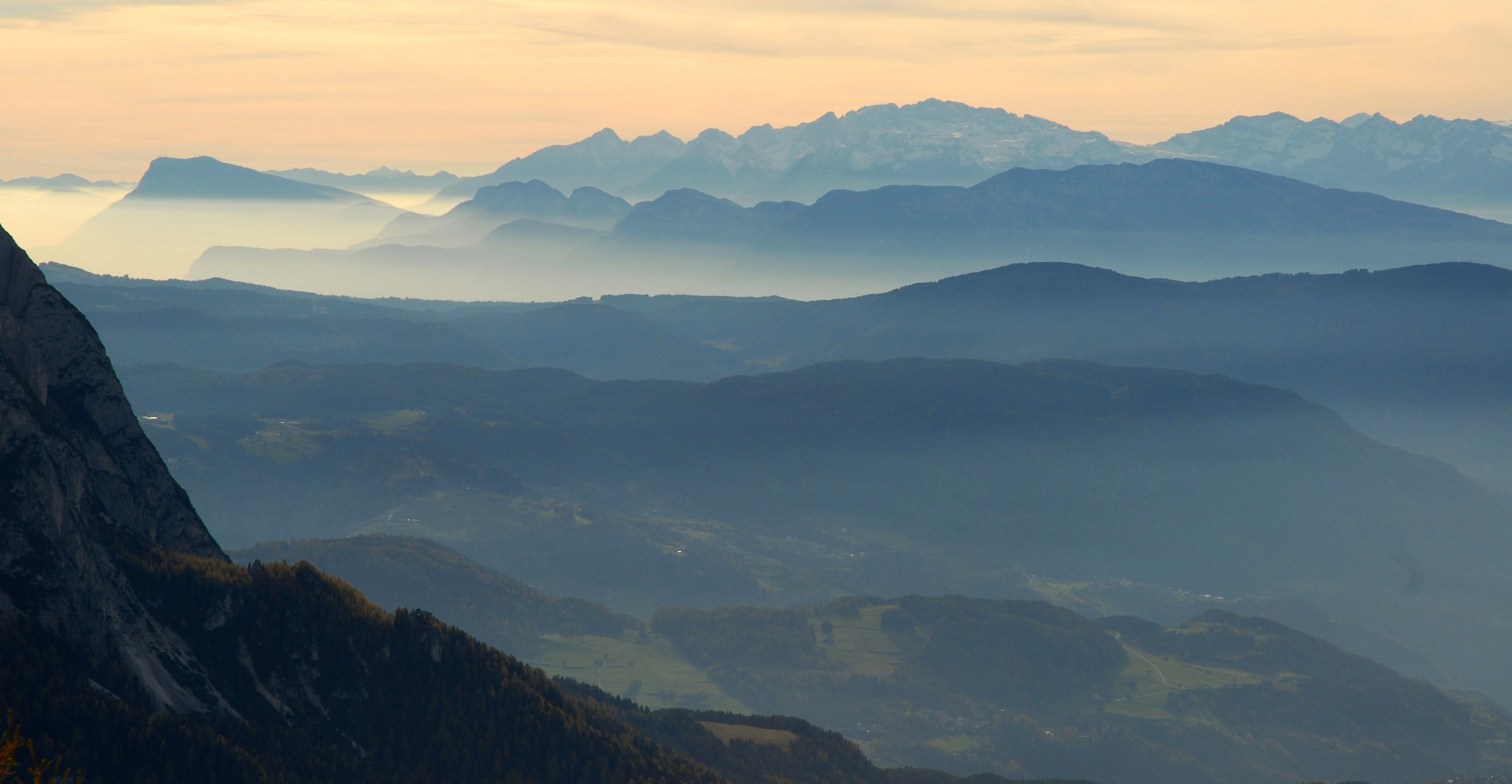 Ausblick von der Seiser Alm