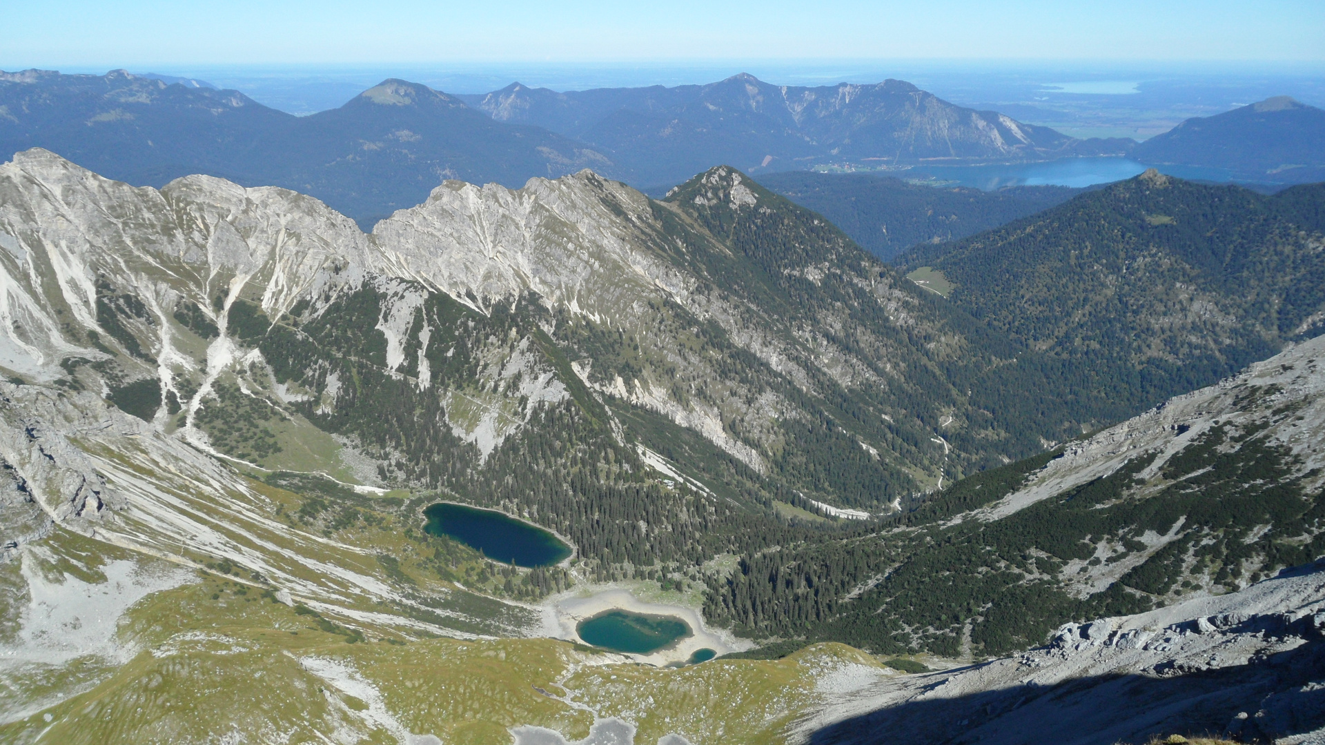 Ausblick von der Soiernspitze (Karwendel)