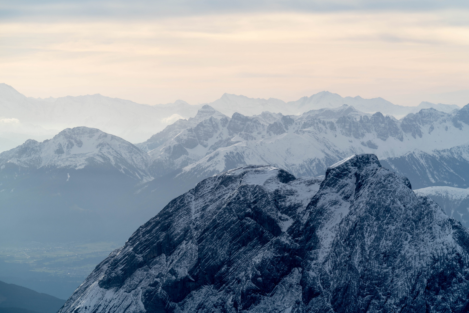 Ausblick von der Zugspitze