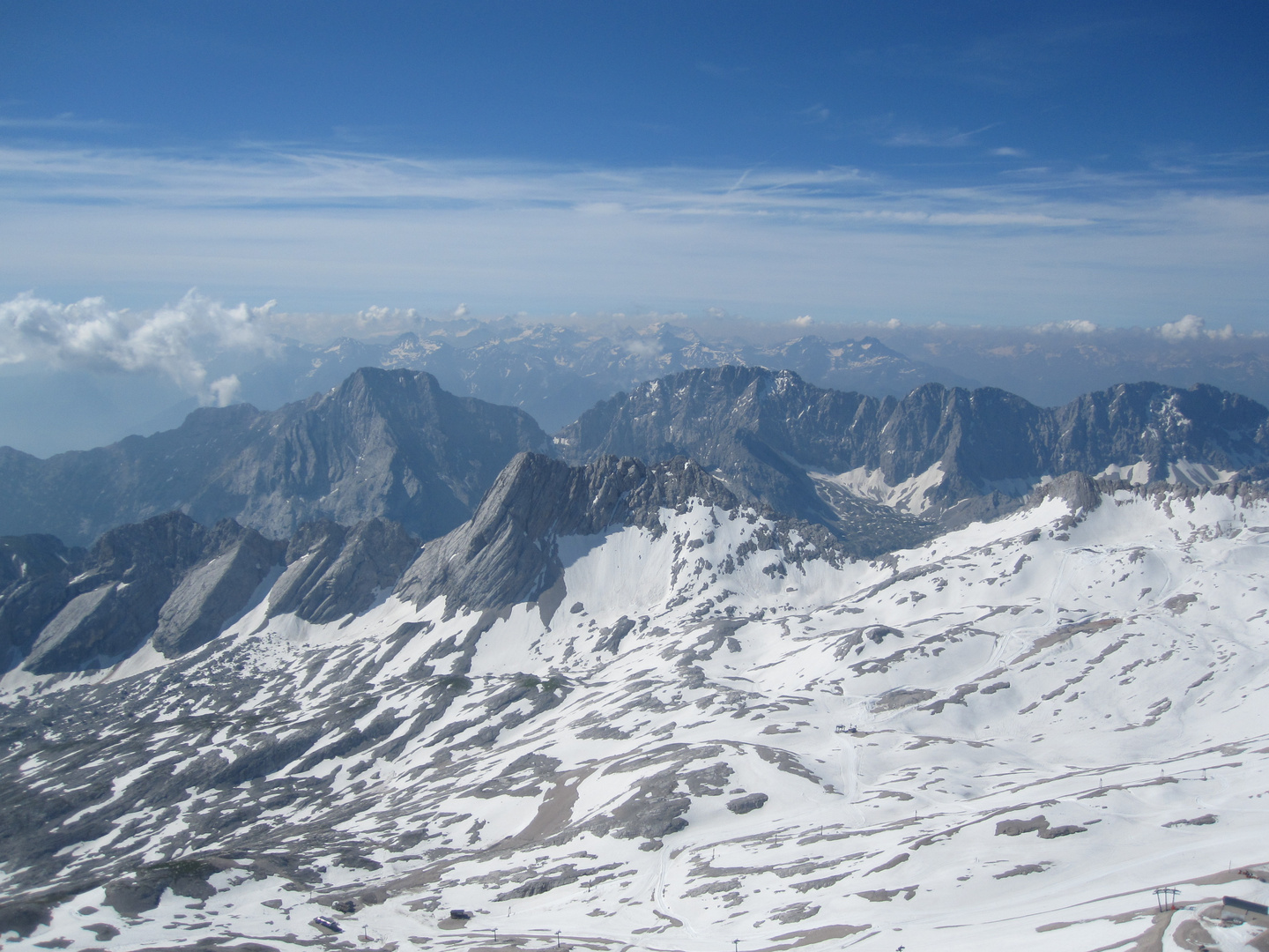 Ausblick von der Zugspitze