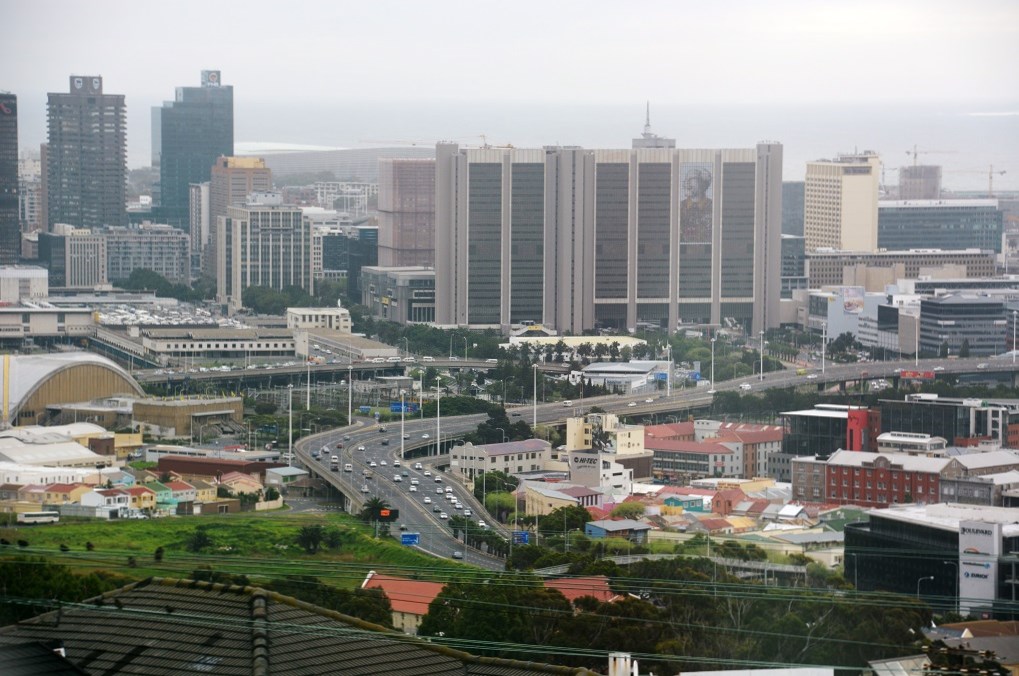 Ausblick von Devils Peak Richtung Business District