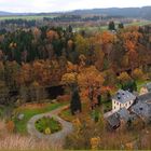 Ausblick von Schloß Hirschberg