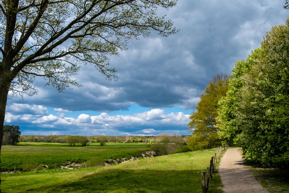 Ausblick, Wolkenspiel und Schatten