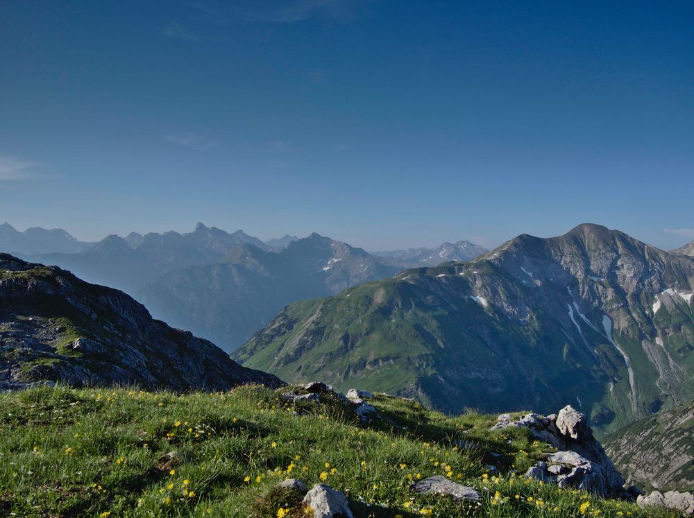 Ausblick zu den Lechtaler Alpen