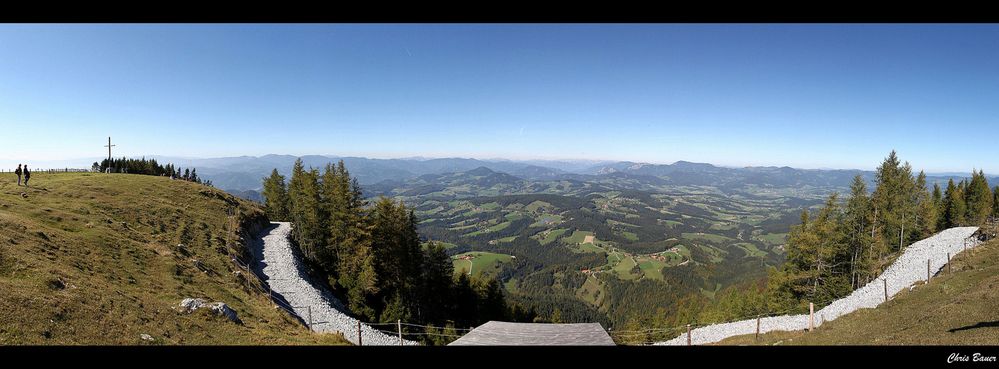 Ausblick zu den Zentralalpen