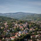 Ausblick  zum Brocken vom Schloss Wernigerode 