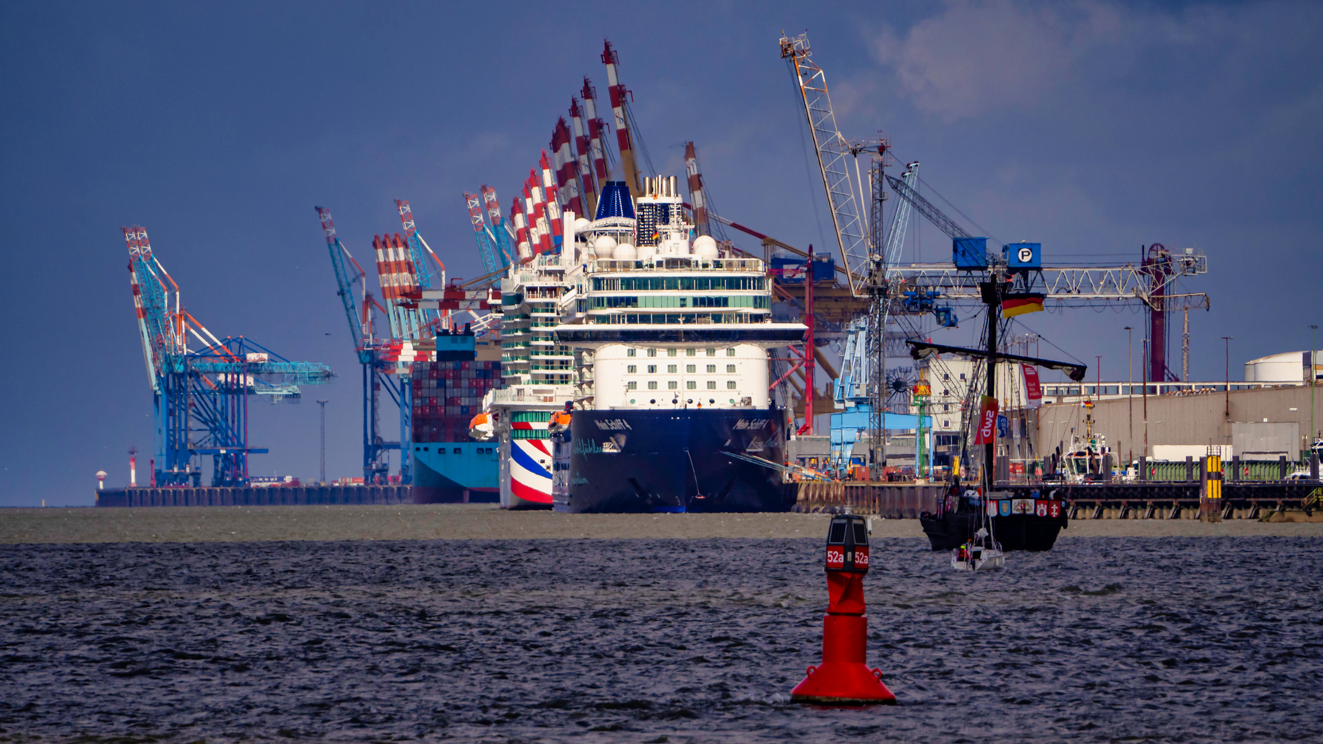 Ausblick zum Hafen