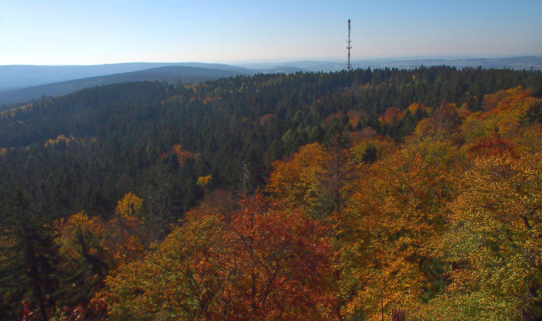 Ausblick zum Waldsteinsender