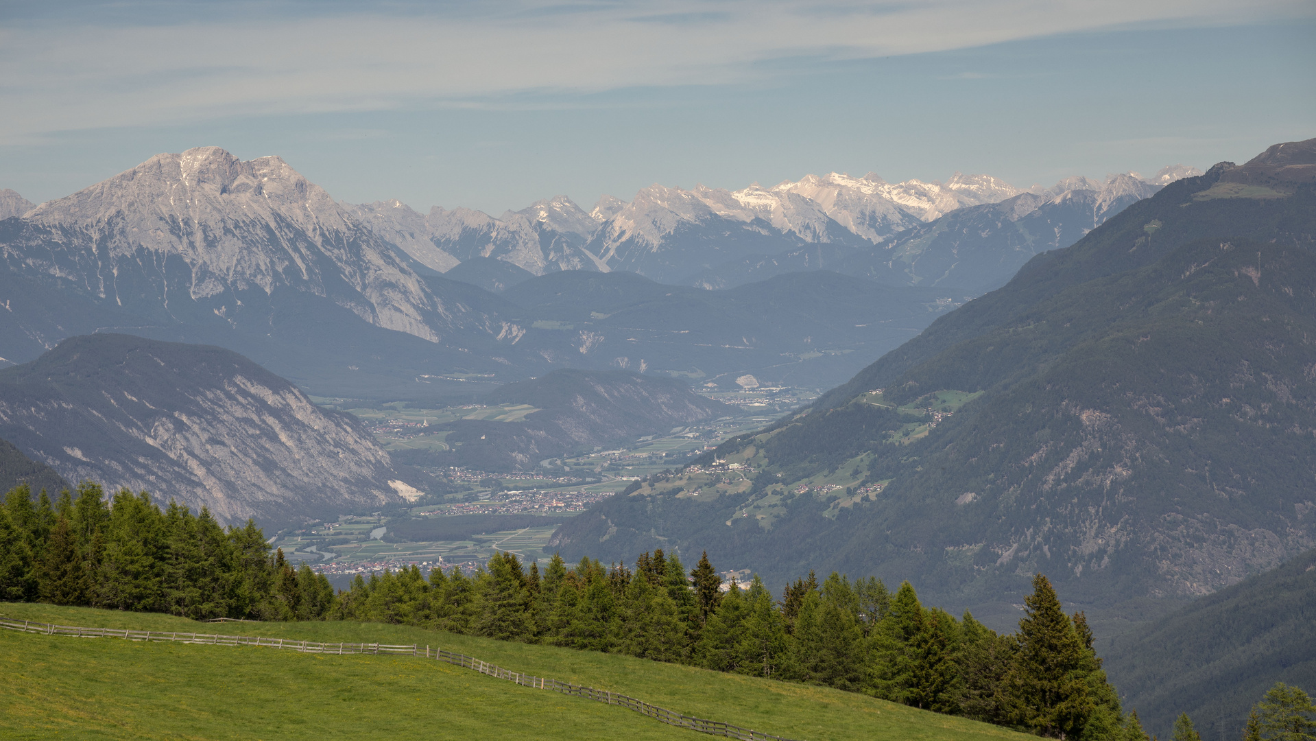 Ausblicke von der Venetalm in Nordtirol bei Imst / Wenns