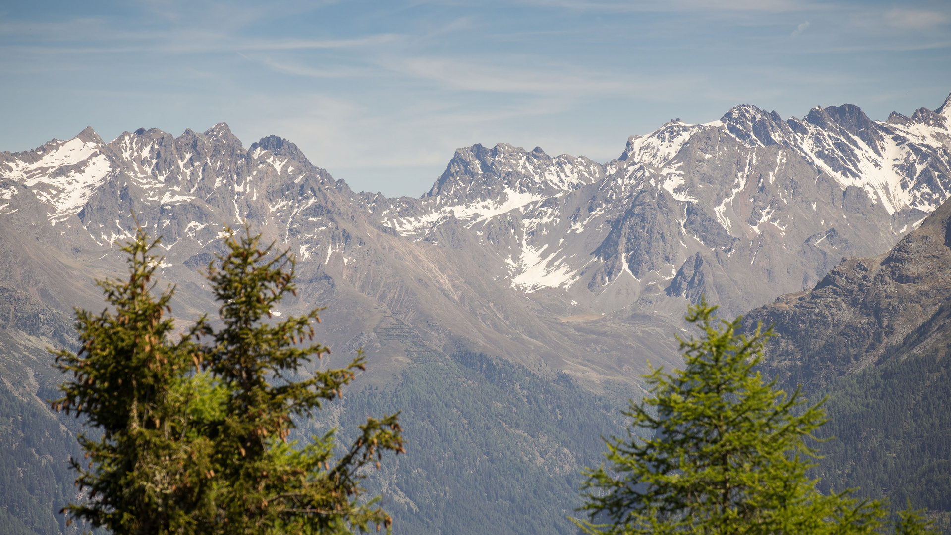 Ausblicke von der Venetalm in Nordtirol bei Imst / Wenns