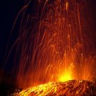 Ausbruch am Vulkan Stromboli sowie Informationen über die aktuelle Situation am Berg: