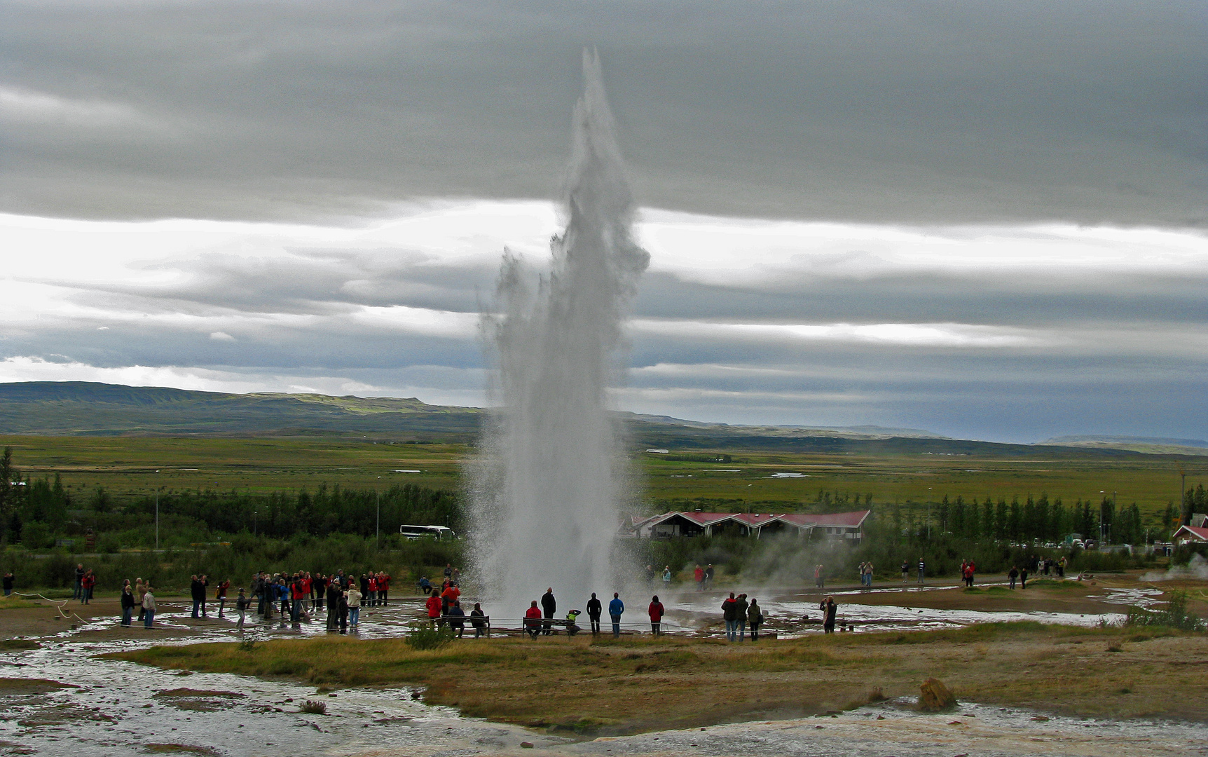 Ausbruch Geysir Strokkur Island