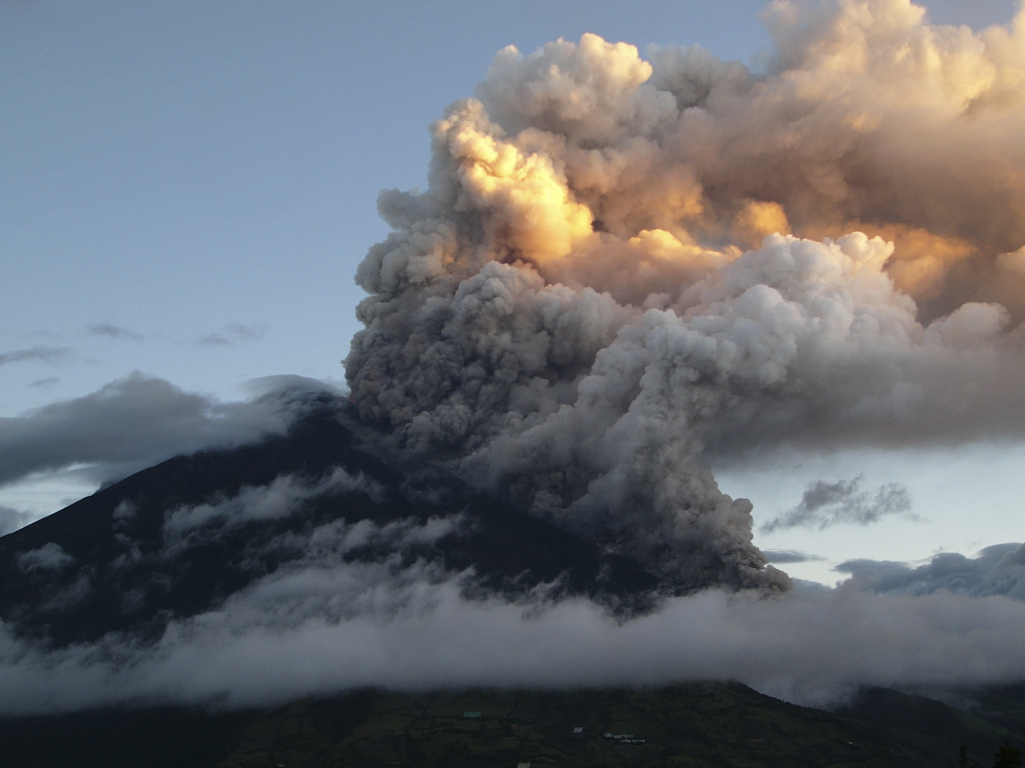 Ausbruch Tungurahua, August 2006