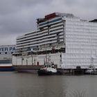 Ausdocken auf der Meyer Werft Teil 19