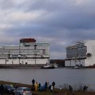 Ausdocken auf der Meyer Werft Teil 20