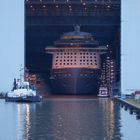 Ausdocken auf der Meyer Werft Teil 22