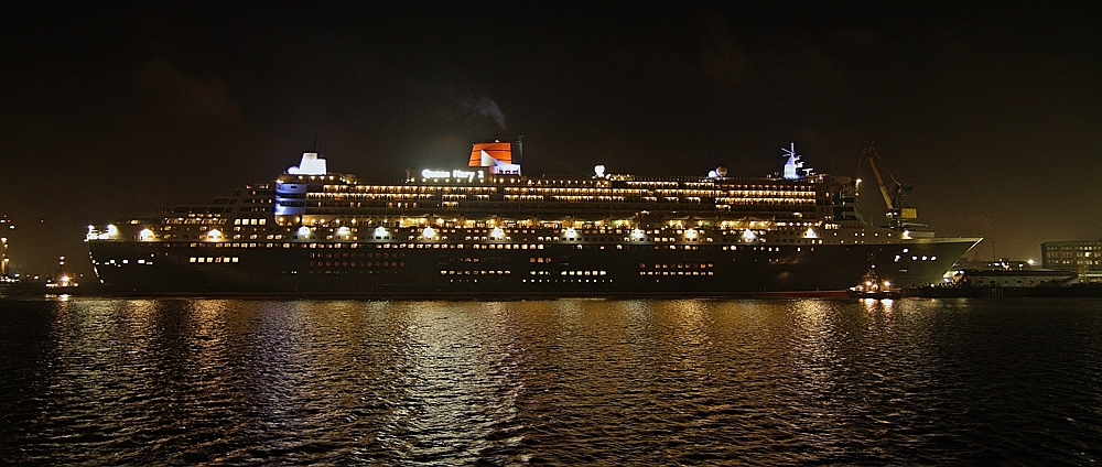 Ausdocken in der Nacht