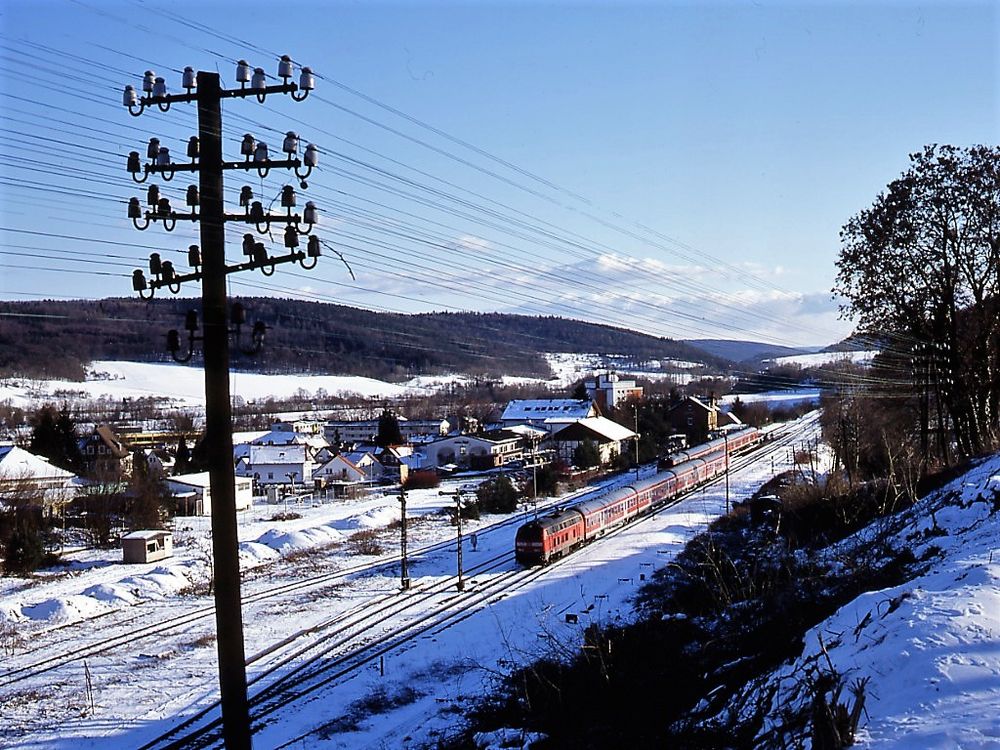 Ausf. Bhf. Höchst im Odenwald Foto & Bild fotos, hessen, eisenbahn